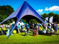 From Trade Shows to Festivals: the Power of Branded Marquees for Outdoor Event Marketing Branded Marquees for Outdoor Event Marketing scaled