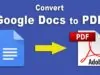 Convert a Google Doc to PDF