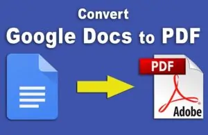 Convert a Google Doc to PDF